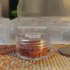 imageAccmor 100 Pieces 3g Empty Sample Containers with Lids Cosmetic Jars with 5 Pieces Mini SpatulasClear