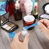 imageAccmor 100 Pieces 3g Empty Sample Containers with Lids Cosmetic Jars with 5 Pieces Mini SpatulasPurple