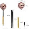 imageAccmor 12 Pcs Darts Plastic Tip Soft Tip Darts Set 14g Plastic Tipped Dart Attach Extra 36 Black 2BA Replacement Tips Soft Tip Darts for ElectronicPlastic DartboardRed  Brown  BlackLegend