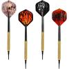 imageAccmor 12 Pcs Darts Plastic Tip Soft Tip Darts Set 14g Plastic Tipped Dart Attach Extra 36 Black 2BA Replacement Tips Soft Tip Darts for ElectronicPlastic DartboardRed  Brown  BlackLegend