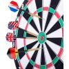 imageAccmor 12pcs Steel Tip Darts Set 18 Grams Professional Metal Darts Metal Tip Darts with 4 Extra Nylon Shafts 4 Extra Flights in Four Different Patterns
