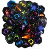 imageAccmor 144pcs Standard Dart Flights Set Dart Flights for Steel Tip DartsSoft Plastic Tip Darts Dart Replacement Flights AccessoriesDart Flights Set A90pc