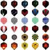 imageAccmor 144pcs Standard Dart Flights Set Dart Flights for Steel Tip DartsSoft Plastic Tip Darts Dart Replacement Flights AccessoriesDart Flights Set B90pc