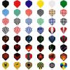 imageAccmor 144pcs Standard Dart Flights Set Dart Flights for Steel Tip DartsSoft Plastic Tip Darts Dart Replacement Flights AccessoriesDart Flights Set D144pc
