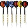 imageAccmor 144pcs Standard Dart Flights Set Dart Flights for Steel Tip DartsSoft Plastic Tip Darts Dart Replacement Flights AccessoriesDart Flights Set D144pc