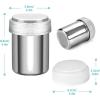 imageAccmor 2 Pack Powdered Sugar Shaker Duster Cinnamon Shaker Flour Sifter Fine Mesh Stainless Steel Dredge for Baking Soda Flour Cinnamon CocoaSmall7 oz