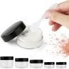 imageAccmor 25 Pieces Acrylic Containers with Lids 35101520 Gram Size Cosmetic Jars with 5 Pieces Mini Spatulas Gift