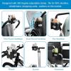 imageAccmor 2in1 Walker Cup Holder with Phone Holder Wheelchair Cup Holder Rollator Cup Holder Cup Phone Holder for Walker Wheelchair Rollator Mobility ScooterBlackKoala