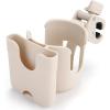 imageAccmor 2in1 Walker Cup Holder with Phone Holder Wheelchair Cup Holder Rollator Cup Holder Cup Phone Holder for Walker Wheelchair Rollator Mobility ScooterStyle BWhite