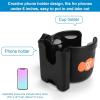 imageAccmor 2in1 Walker Cup Holder with Phone Holder Wheelchair Cup Holder Rollator Cup Holder Cup Phone Holder for Walker Wheelchair Rollator Mobility ScooterBlackMonkey