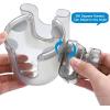 imageAccmor 2in1 Walker Cup Holder with Phone Holder Wheelchair Cup Holder Rollator Cup Holder Cup Phone Holder for Walker Wheelchair Rollator Mobility ScooterTransparent Grey