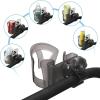 imageAccmor 2in1 Walker Cup Holder with Phone Holder Wheelchair Cup Holder Rollator Cup Holder Cup Phone Holder for Walker Wheelchair Rollator Mobility ScooterStyle CTransparent