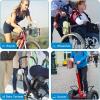 imageAccmor 2in1 Walker Cup Holder with Phone Holder Wheelchair Cup Holder Rollator Cup Holder Cup Phone Holder for Walker Wheelchair Rollator Mobility ScooterStyle CTransparent