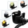 imageAccmor 2in1 Walker Cup Holder with Phone Holder Wheelchair Cup Holder Rollator Cup Holder Cup Phone Holder for Walker Wheelchair Rollator Mobility ScooterBlackBear