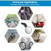 imageAccmor 2pcs Bike Mirror Bar End Bicycle Riding Rearview Mirrors for Handlebars Adjustable 360 Degree Rotatable Convex Mirror for Mountain Road Bikes