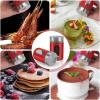 imageAccmor 2pcs Salt and Pepper ShakersStainless Steel Shaker for Salt Powder Sugar Cinnamon Pepper Spice Dispenser with Adjustable Pour HolesSilverRed