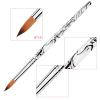 imageAccmor 3D Nail Art Brush for Acrylic Powder Acrylic Nail Art Design Brush Nail Art Tool Size  12