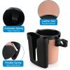 imageAccmor 3in1 Bike Cup Holder with Cell Phone Keys Holder Bike Water Bottle Holders Universal Bar Drink Cup Can Holder for Bicycles Motorcycles Scooters Black GreyBlack Beige