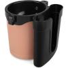 imageAccmor 3in1 Bike Cup Holder with Cell Phone Keys Holder Bike Water Bottle Holders Universal Bar Drink Cup Can Holder for Bicycles Motorcycles Scooters Black GreyBlack Beige