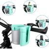 imageAccmor 3in1 Bike Cup Holder with Cell Phone Keys Holder Bike Water Bottle Holders Universal Bar Drink Cup Can Holder for Bicycles Motorcycles Scooters Black GreyGrey Green