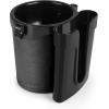 imageAccmor 3in1 Bike Cup Holder with Cell Phone Keys Holder Bike Water Bottle Holders Universal Bar Drink Cup Can Holder for Bicycles Motorcycles Scooters Black GreyBlack