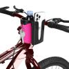 imageAccmor 3in1 Bike Cup Holder with Cell Phone Keys Holder Bike Water Bottle Holders Universal Bar Drink Cup Can Holder for Bicycles Motorcycles Scooters Black GreyBlack Pink