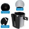imageAccmor 3in1 Bike Cup Holder with Cell Phone Keys Holder Bike Water Bottle Holders Universal Bar Drink Cup Can Holder for Bicycles Motorcycles Scooters Black GreyBlack Grey