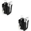 imageAccmor 3in1 Bike Cup Holder with Cell Phone Keys Holder Bike Water Bottle Holders Universal Bar Drink Cup Can Holder for Bicycles Motorcycles Scooters Black GreyBlack