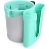 imageAccmor 3in1 Bike Cup Holder with Cell Phone Keys Holder Bike Water Bottle Holders Universal Bar Drink Cup Can Holder for Bicycles Motorcycles Scooters Black GreyGrey Green