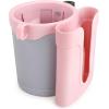 imageAccmor 3in1 Bike Cup Holder with Cell Phone Keys Holder Bike Water Bottle Holders Universal Bar Drink Cup Can Holder for Bicycles Motorcycles Scooters Black GreyGrey Pink