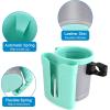 imageAccmor 3in1 Bike Cup Holder with Cell Phone Keys Holder Bike Water Bottle Holders Universal Bar Drink Cup Can Holder for Bicycles Motorcycles Scooters Black GreyGrey Green