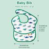 imageAccmor 4 Pack Baby Bibs Waterproof Sleeved Bibs for Eating Feeding Toddler Baby Girls Boys Smock BibsDinosaurOwlLionFeather