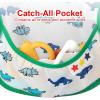imageAccmor 4 Pack Baby Bibs Waterproof Sleeved Bibs for Eating Feeding Toddler Baby Girls Boys Smock BibsDinosaurOwlLionFeather