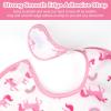 imageAccmor 4 Pack Baby Bibs Waterproof Sleeved Bibs for Eating Feeding Toddler Baby Girls Boys Smock BibsUnicornDotsCactus Leaves