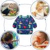 imageAccmor 4 Pack Long Sleeve Bibs Baby Smock Waterproof Sleeved Bib Smock for Baby Toddler 636 MonthsBlue DinosaurBrown DinosaurMonster