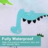 imageAccmor 4 Pack Long Sleeve Bibs Baby Smock Waterproof Sleeved Bib Smock for Baby Toddler 636 MonthsBlue DinosaurOrange PigYellow ElkGreen Cactus