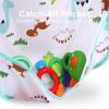 imageAccmor 4 Pack Long Sleeve Bibs Baby Smock Waterproof Sleeved Bib Smock for Baby Toddler 636 MonthsBlue DinosaurOrange PigYellow ElkGreen Cactus