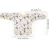 imageAccmor 4 Pack Long Sleeve Bibs Baby Smock Waterproof Sleeved Bib Smock for Baby Toddler 636 MonthsBlue DinosaurOrange PigYellow ElkGreen Cactus