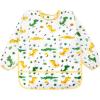 imageAccmor 4 Pack Long Sleeve Bibs Baby Smock Waterproof Sleeved Bib Smock for Baby Toddler 636 MonthsGiraffesBlue PenguinsGreen BearsDinosaurs
