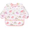 imageAccmor 4 Pack Long Sleeve Bibs Baby Smock Waterproof Sleeved Bib Smock for Baby Toddler 636 MonthsPink UnicornPurple DinosaurAnimalGreen Owl
