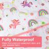 imageAccmor 4 Pack Long Sleeve Bibs Baby Smock Waterproof Sleeved Bib Smock for Baby Toddler 636 MonthsPink UnicornPurple DinosaurAnimalGreen Owl