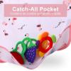 imageAccmor 4 Pack Long Sleeve Bibs Baby Smock Waterproof Sleeved Bib Smock for Baby Toddler 636 MonthsYellow ElkGreen CactusOrange PigPink Flamingo