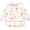imageAccmor 4 Pack Long Sleeve Bibs Baby Smock Waterproof Sleeved Bib Smock for Baby Toddler 636 MonthsYellow GiraffeWhite GiftPink RabbitGreen Bear