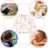 imageAccmor 4 Pack Long Sleeve Bibs Baby Smock Waterproof Sleeved Bib Smock for Baby Toddler 636 Monthspink RabbitWhite GiftGreen BearWhite Polar Bear