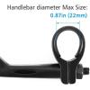 imageAccmor 4pcs Bike Rearview Mirrors Adjustable Rotatable Handlebars Glass Bicycle Mirrors360 Rotation Rearview Bike Mirror for Bicycle with The Handlebar 18 cm  2 cm 071 in  079 in