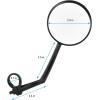 imageAccmor 4pcs Bike Rearview Mirrors Adjustable Rotatable Handlebars Glass Bicycle Mirrors360 Rotation Rearview Bike Mirror for Bicycle with The Handlebar 18 cm  2 cm 071 in  079 in