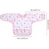imageAccmor 5 Pack Long Sleeve Bibs Baby Smock Waterproof Sleeved Bib Smock for Baby Toddler 636 MonthsCactus FlamingoDinosaurPigElk