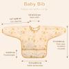 imageAccmor 5 Pack Long Sleeve Bibs Baby Smock Waterproof Sleeved Bib Smock for Baby Toddler 636 MonthsPink RabbitBearPolka DotRainbowWatermelon