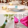 imageAccmor 50pcs Napkin Rings Gold Napkin Rings Buckles for Table Decorations Wedding DinnerParty DIY DecorationBlue