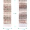 imageAccmor 50pcs Napkin Rings Gold Napkin Rings Buckles for Table Decorations Wedding DinnerParty DIY DecorationChampagne